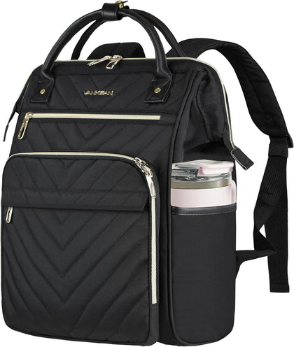 17 Inch Laptop Backpack for Women Fashion Computer Work Bag, Large Capacity Waterproof Backpack, College Daypack