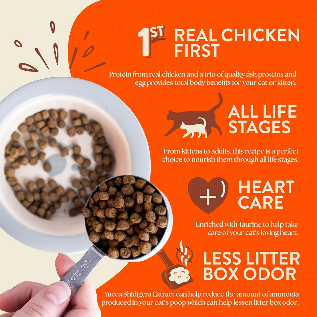 Primitive Feline Grain Free Chicken Dry Cat Food 12.5 lb