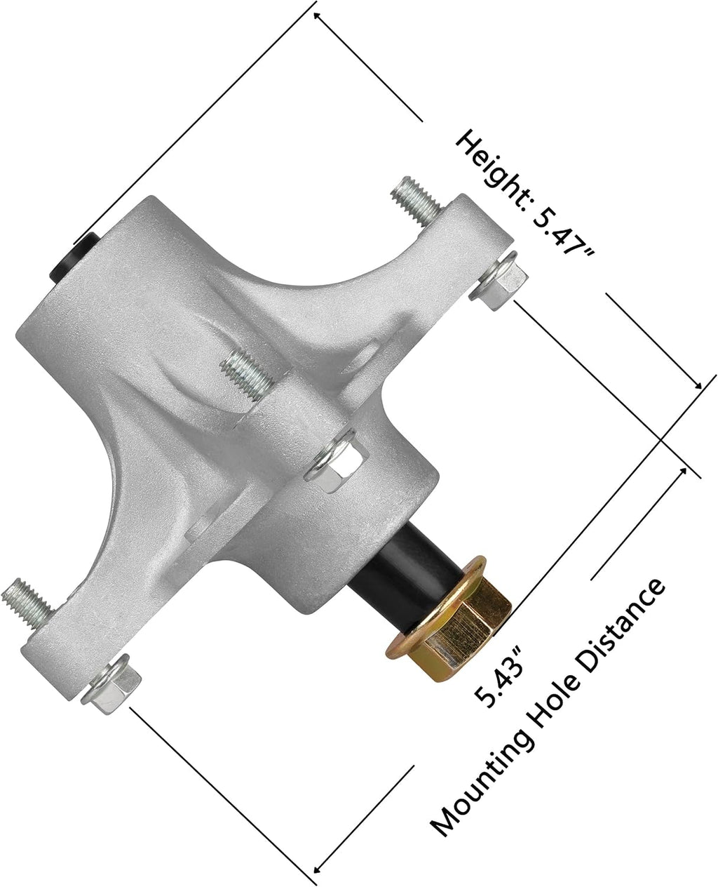 117-7439 Spindle Assembly Fits to ro TimeCutter 42 and 50 Inch 5000 5060 4225 4235 4250, Ex Mark Quest 42 and 50 Inch Decks, Replaces 117-7268 117-7267 121-0751 and 139-3214, 1 Pack