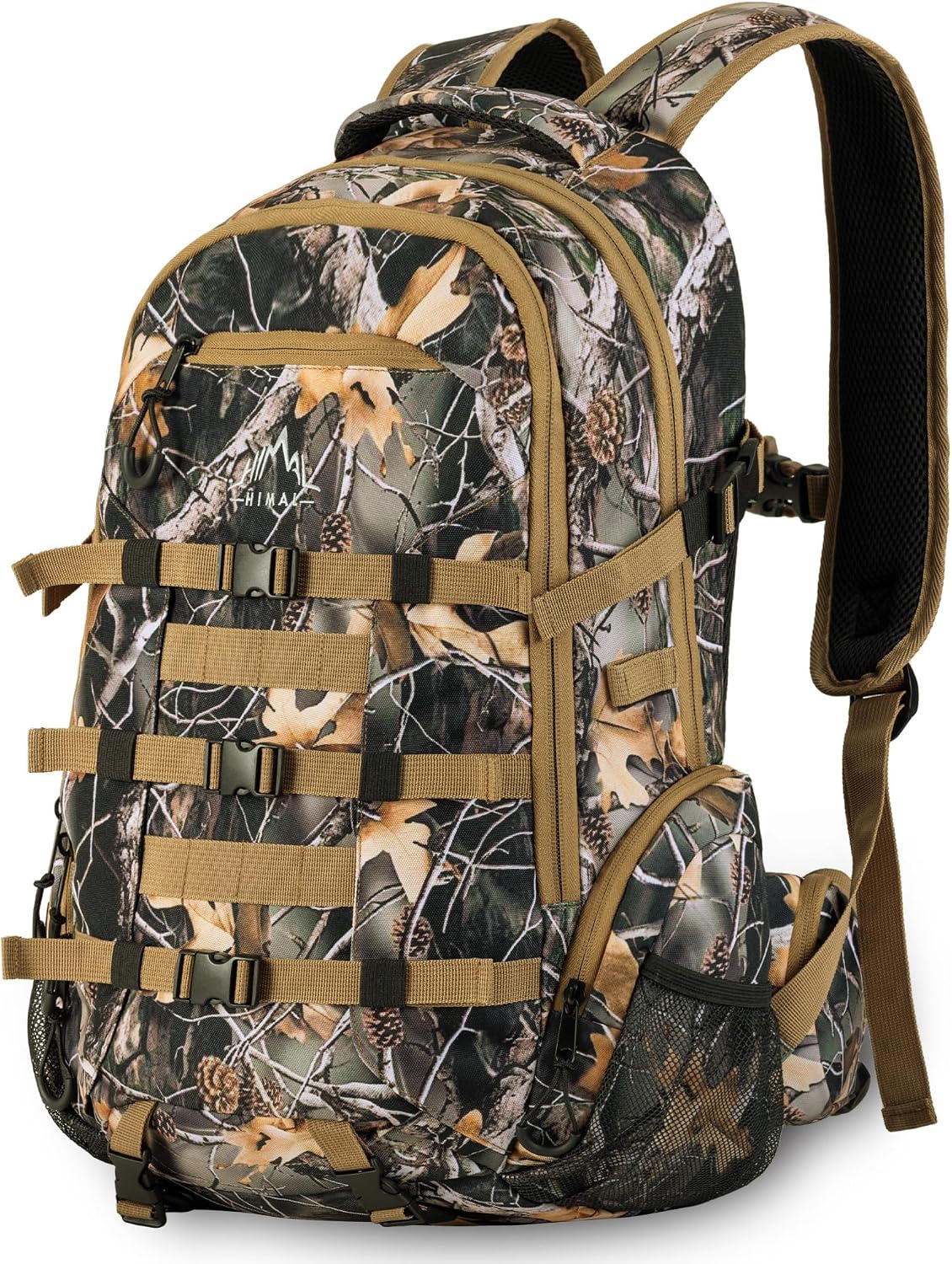 Hunting Backpack,30L Camo Daypack for Deer Bowhunting | Waterproof,600D Fabric,Hunting Gear,Rain Cover,Large