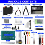 3D Printer Tool Kit, 105 Pcs 3D Printer Accessories Includes Deburring Tool, Removal Tools, Digital Caliper, Cutting