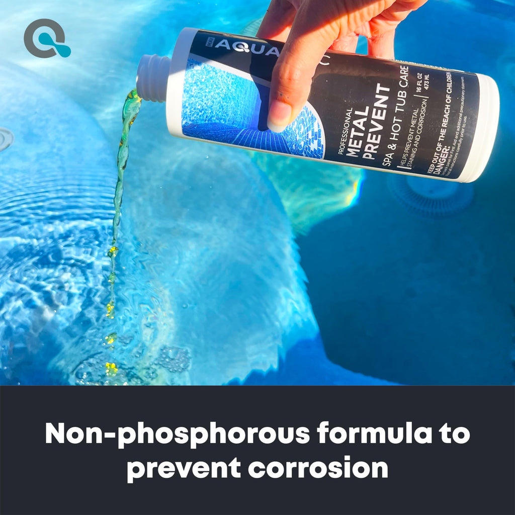 AquaDoc Spa Metal Control & Stain Protector for Hot Tubs, 32 oz
