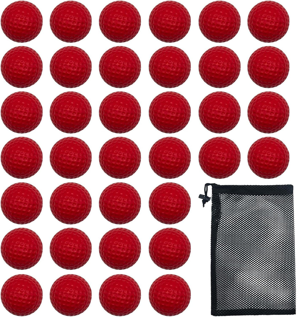 36 Pack Foam Golf Practice Balls Light Soft Elastic Training Multifunction Sport Balls
