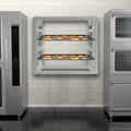 Wall Mounted Aluminum Bun Pan Rack 21" x 13" x 18" NSF