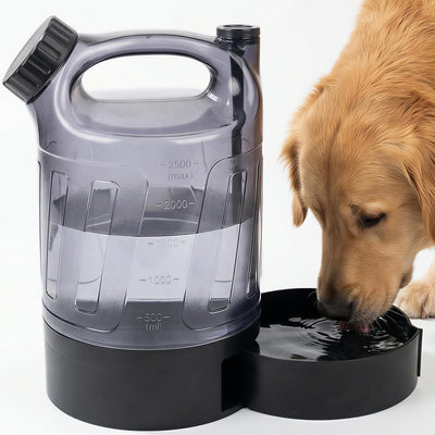 Portable Dog Travel Water Bottle 84 oz, Dog Camping Hiking Walking Beach Park Outdoor Essentials, Large Dog Water