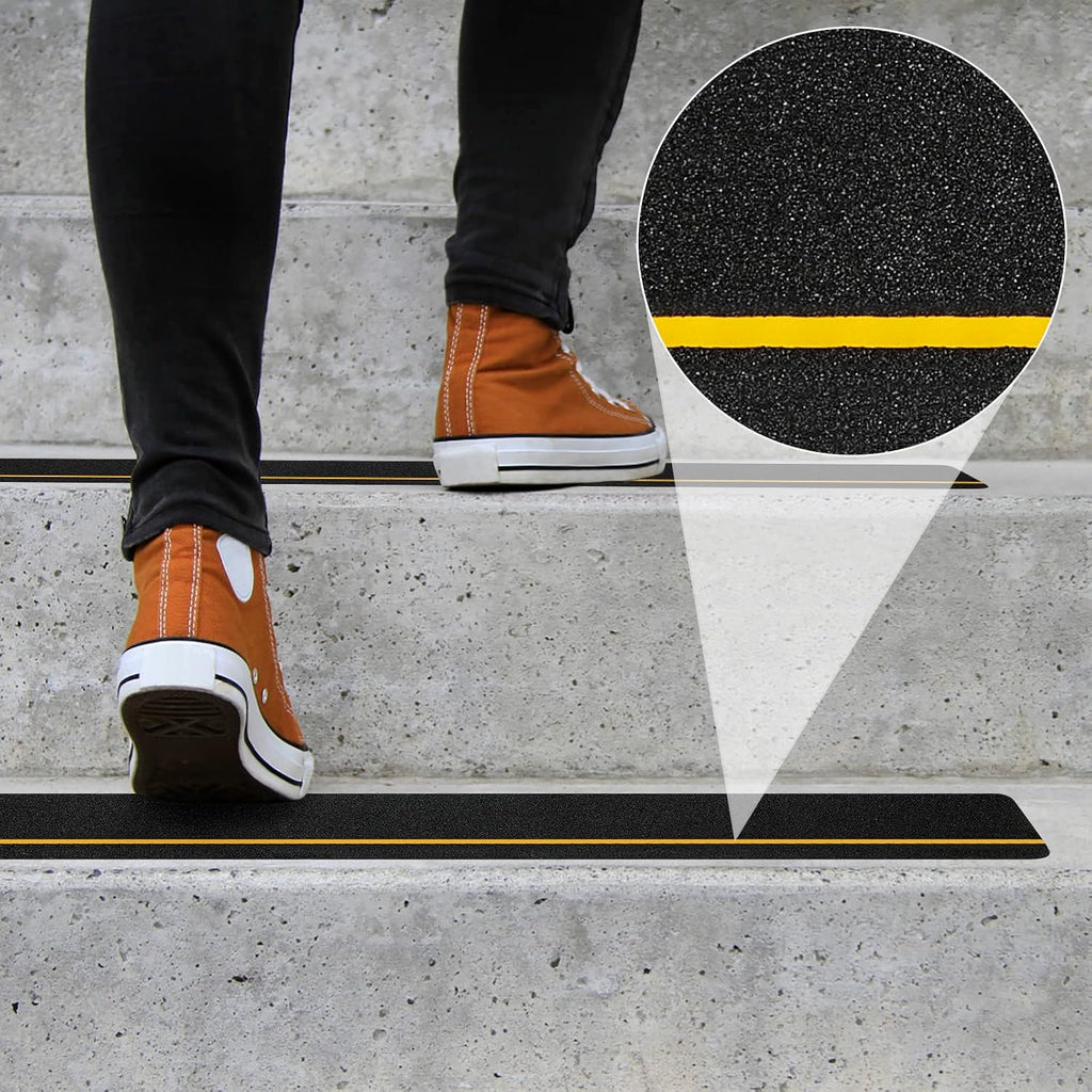 Anti Slip Tape (10-Pack) 4'' x 30'' Waterproof Non Skid Tape, Best Grip Non Slip Strips Treads High Traction Friction