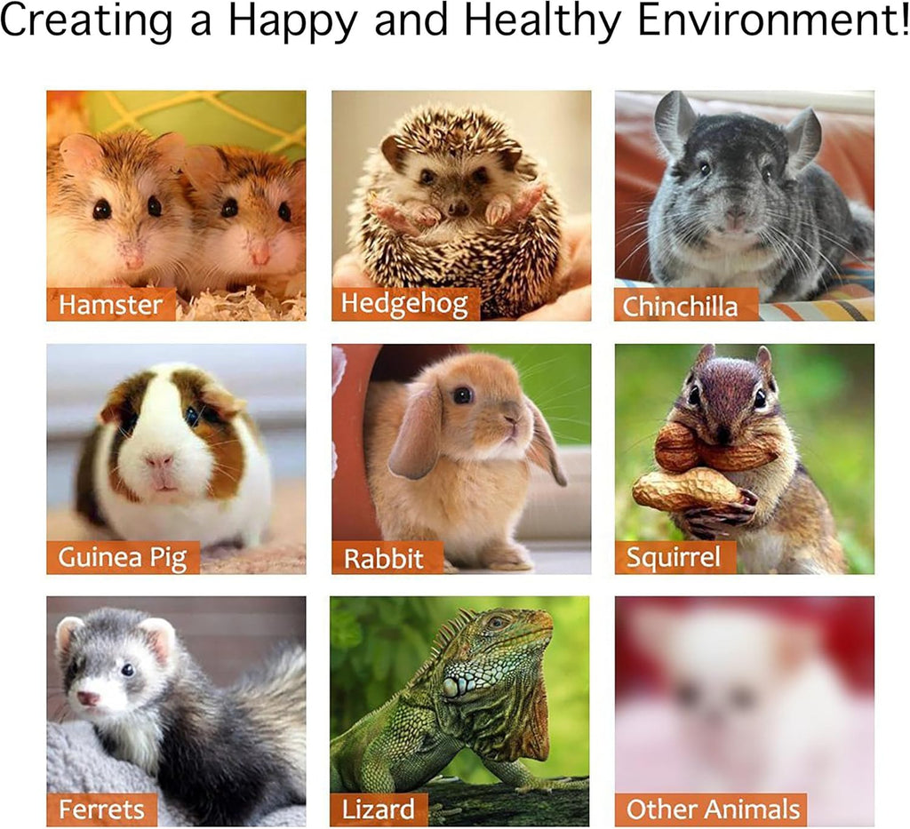 Cage Cleaner for Guinea Pigs, Cats, Hedgehogs, Hamsters, Chinchillas, Rabbits, Reptiles, and Other Small Animals