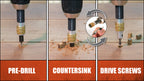 DeckWise Drill & Drive Tool for Pre-Drilling, Countersinking & Driving