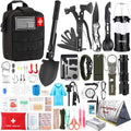 Survival Kit, Gifts for Men Women Teen Boys, 252 pcs Survival Gear and Equipment Mini First Aid Kit for Car Home