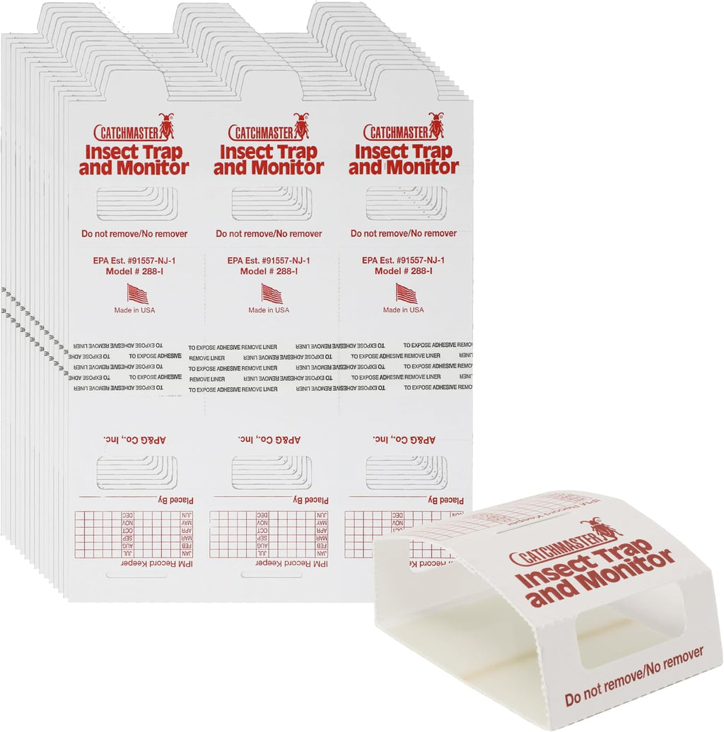 Spider & Insect Glue Traps 45-Pk (15 Sheets), Adhesive Cockroach Killer Glue Boards, Cricket Sticky Traps, Indoor