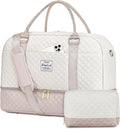 Travel Duffle Bag Weekender for Women: Travel Duffel Bag Carry-On Overnight Bag with Shoe Compartment & Wet Pocket