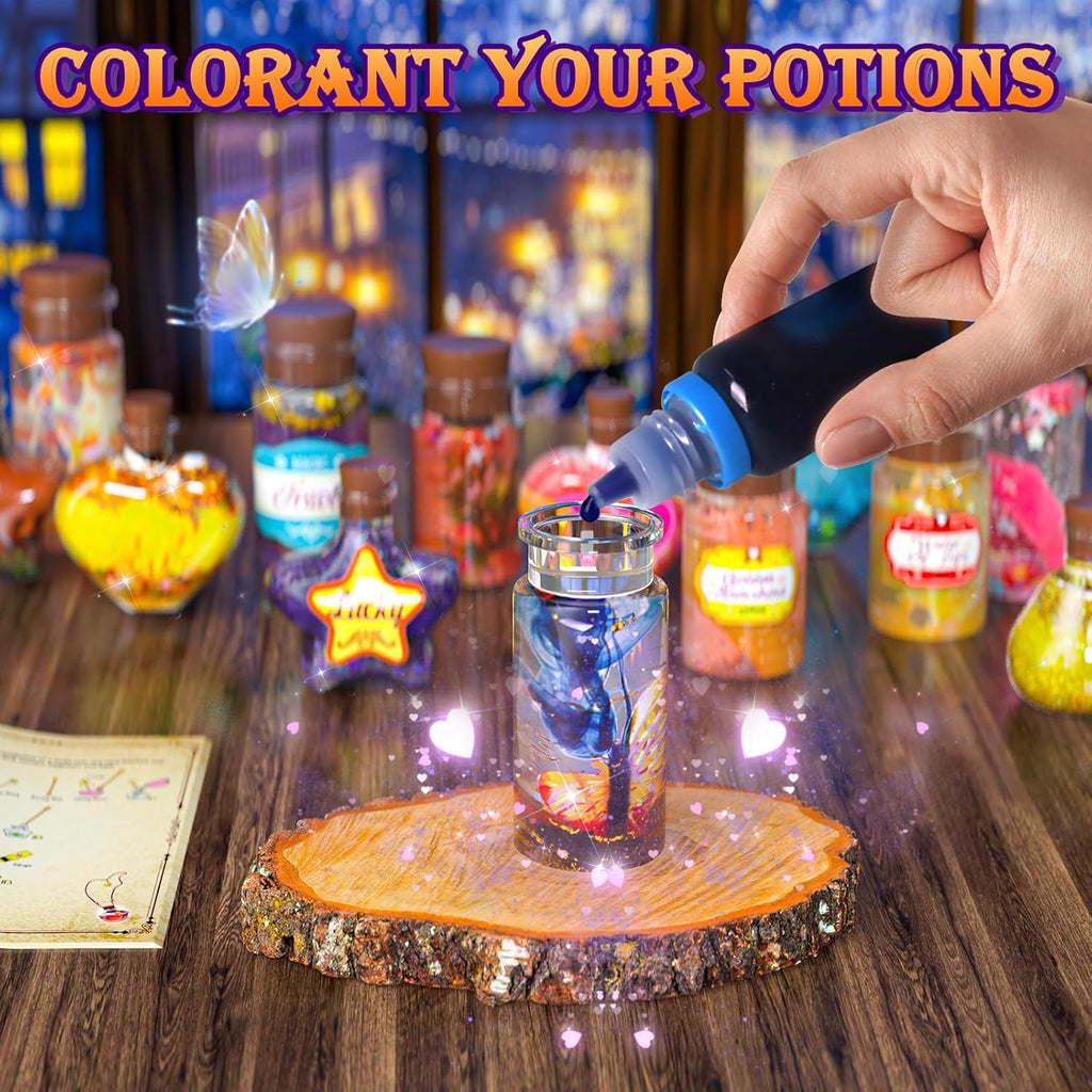 Magic Potion Kit for Girls,22 Potions Magic Mix Set for Kids 6 7 8 9 10 11 12 Years Mystery Potion Making kit Art