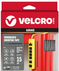 Workbench Foam Snap Lock Mounting Tape, Black, 10ft
