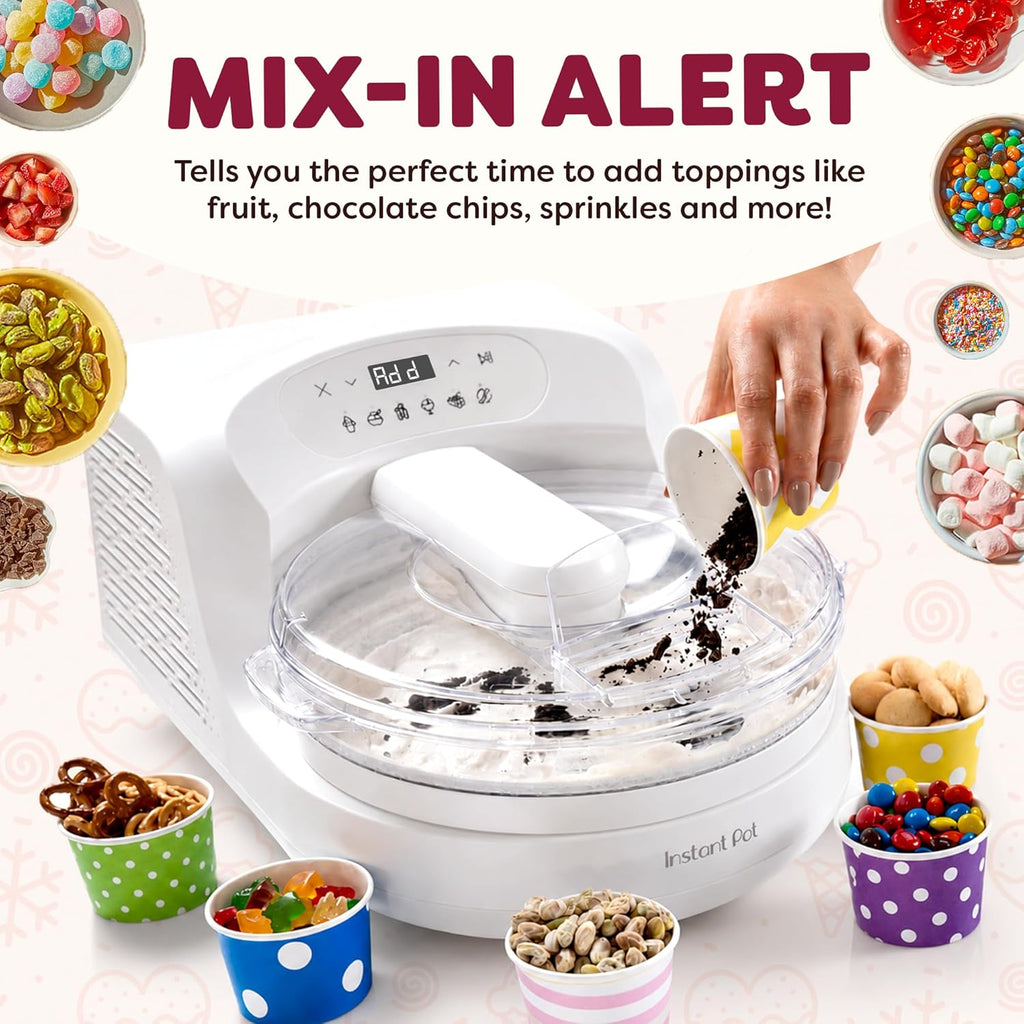 InstantChill Ice Cream Maker Plus Rolled, No Pre-Freezing, 2 Pt