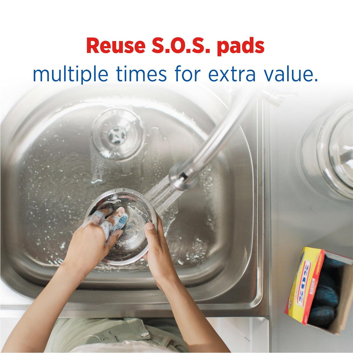 10002 , Steel Wool Soap Pads, 10 Ct