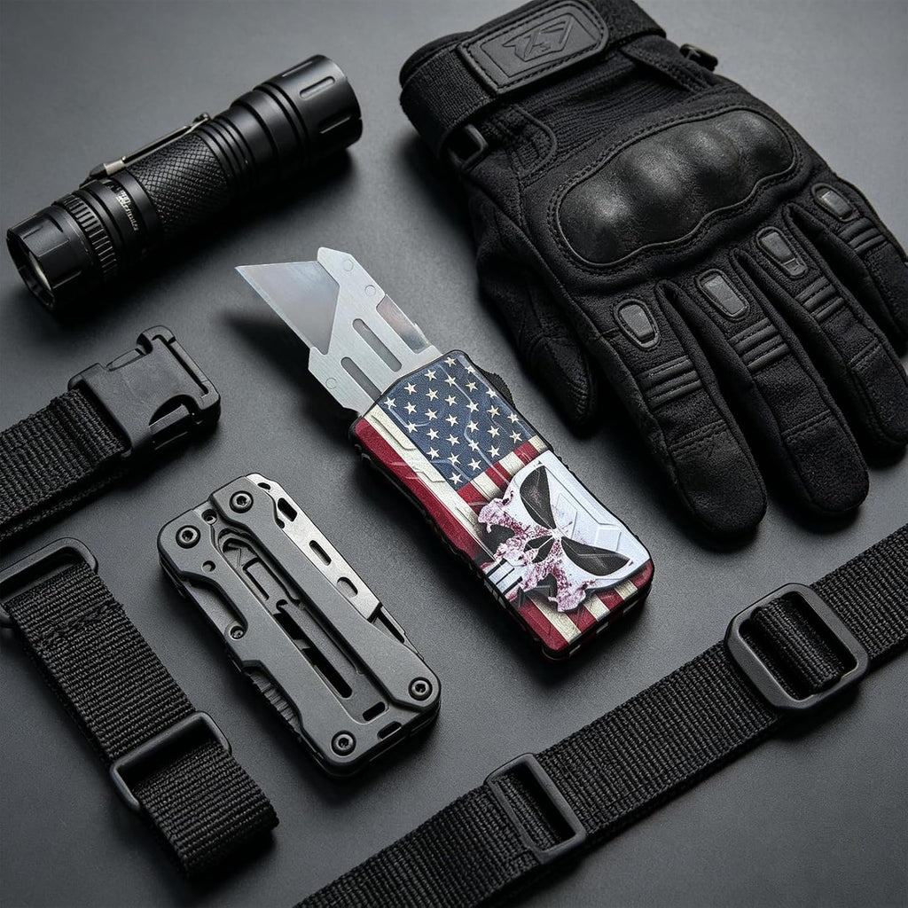Automatic Box Cutter, Retractable Utility Knife
