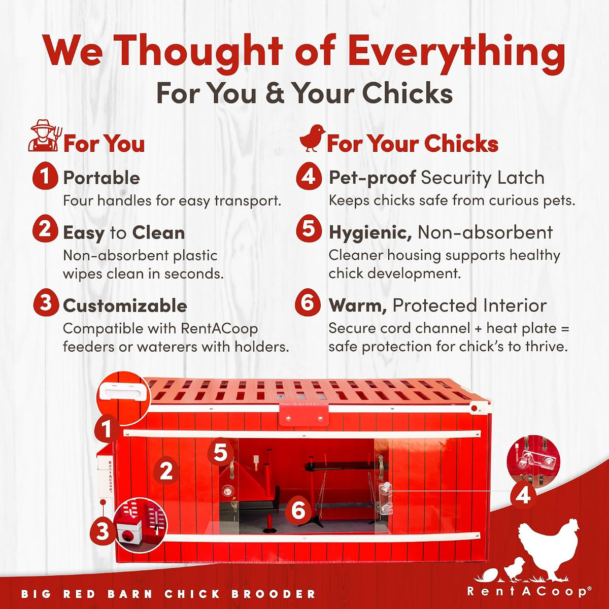 Big Red Barn Chick Brooder