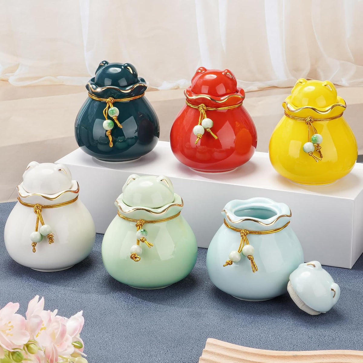 Pet Urn for Dog 3.54" Cat Urn for Ashes Pet Lid Pet Ashes Keepsake