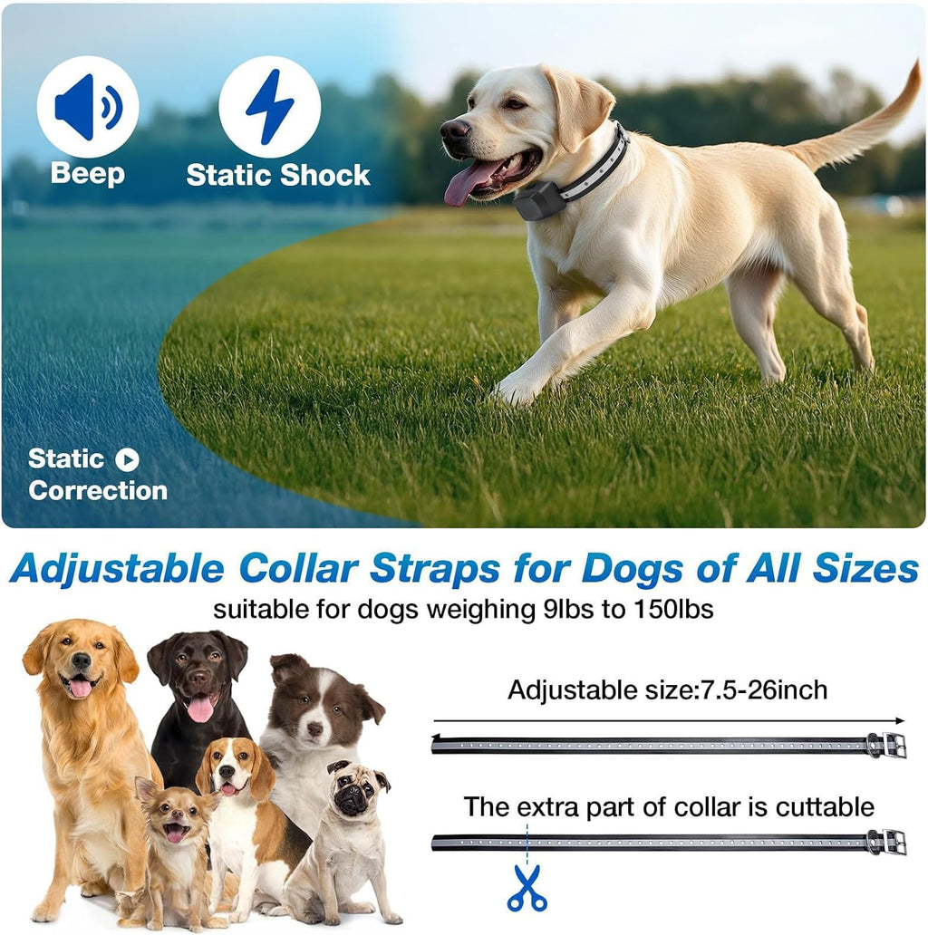 Electric Fence for Dogs,2026 Underground Dog Fence System for 3 Dogs