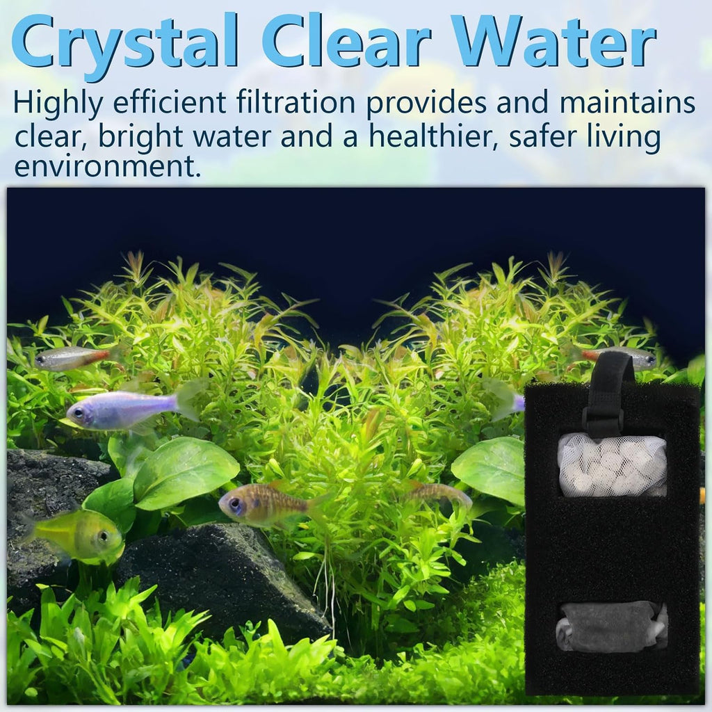 Aquarium Filter Media Set for Fluval SPEC, EVO Betta Flex Desktop Aquarium