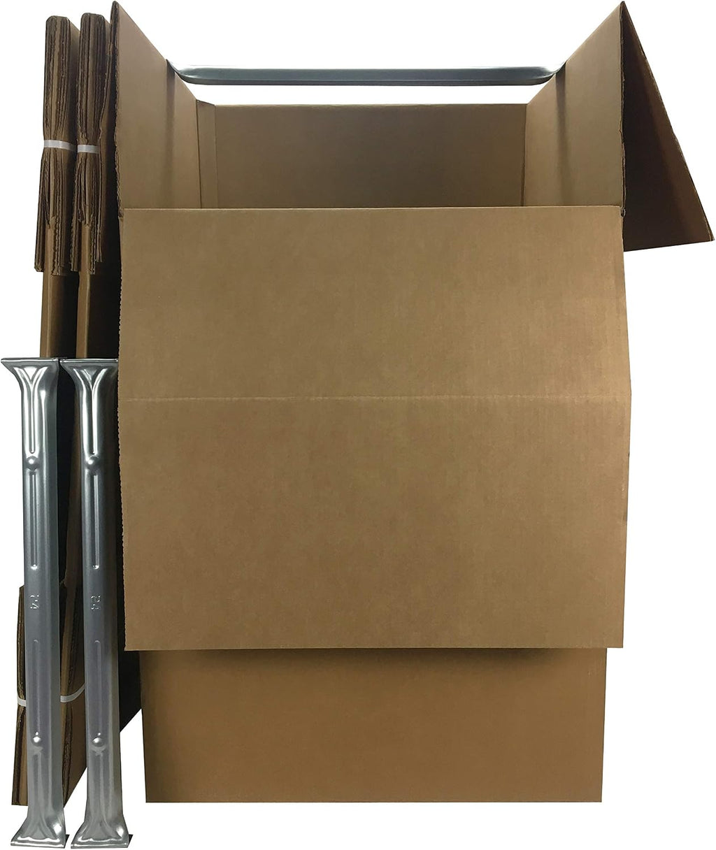 Uboxes Larger Wardrobe 24 x 40-Inches Moving Boxes, Bundle of 3