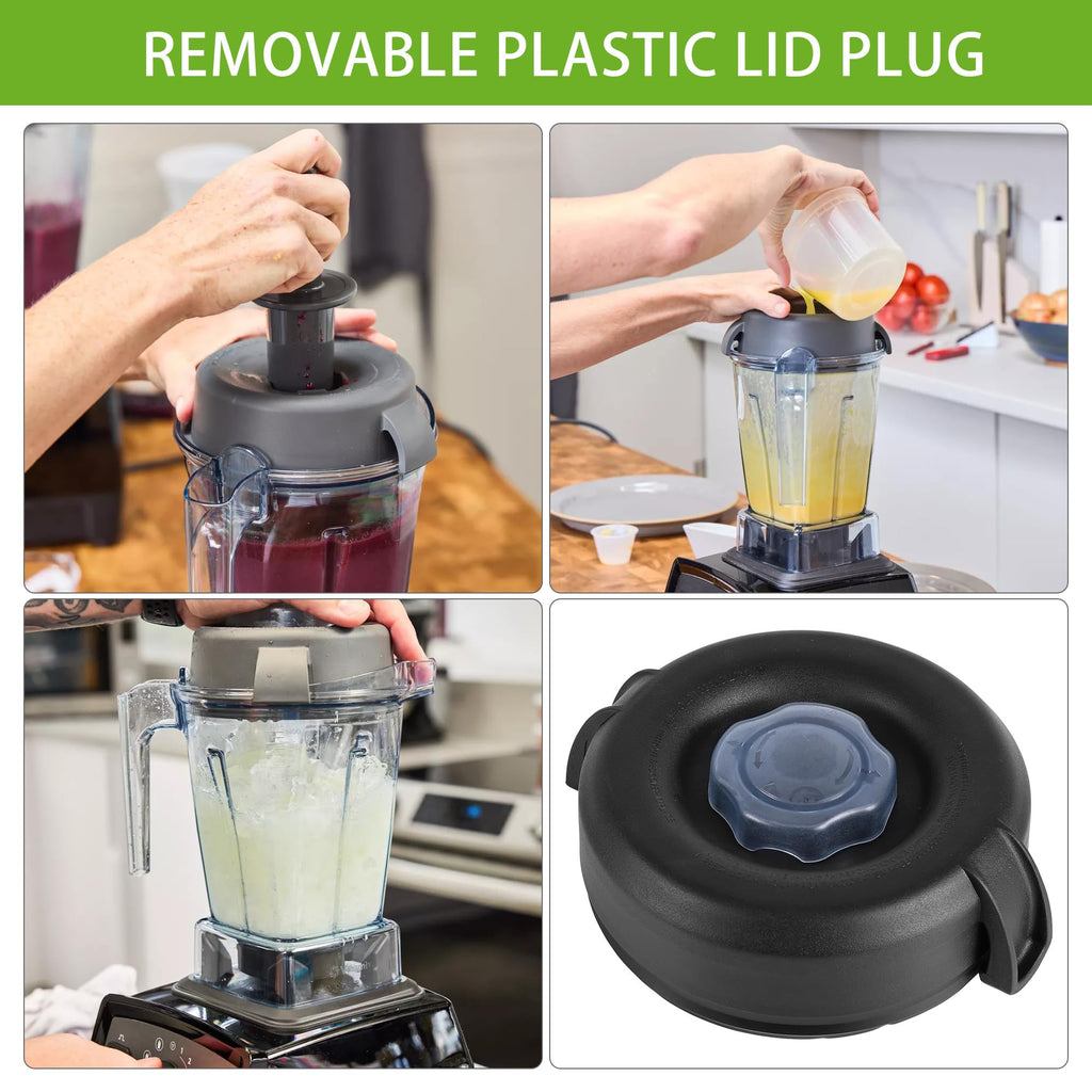 Unrevik 1-Pack Lid Plug Replacement Fit for Vitamix 64oz Low Profile Lid
