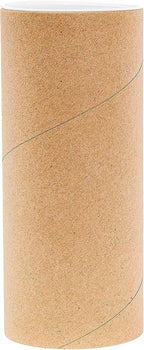 10-Pack Mailing Tubes & Caps - 3 x 7 in Brown Mailer - Durable 3-Ply Spiral Round Cardboard Cylinder for Crafts &