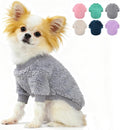 Dog Sweaters for Small Dogs, Soft Fleece Puppy Sweater, Warm Winter Dog Clothes, XXS Pet Sweaters for 1-3 lbs Teacup