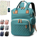 Diaper Bag Backpack Baby Bag, Baby Girl Boy Diaper Bag for Dad Mom with Pad, 16 Pockets, Pacifier Case, Large Diaper