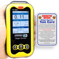 Geiger Counter + Radiation Test Card | Upgraded 20-Year Sensor Life | Radiation Detector | Beta, Gamma, & X-Rays |