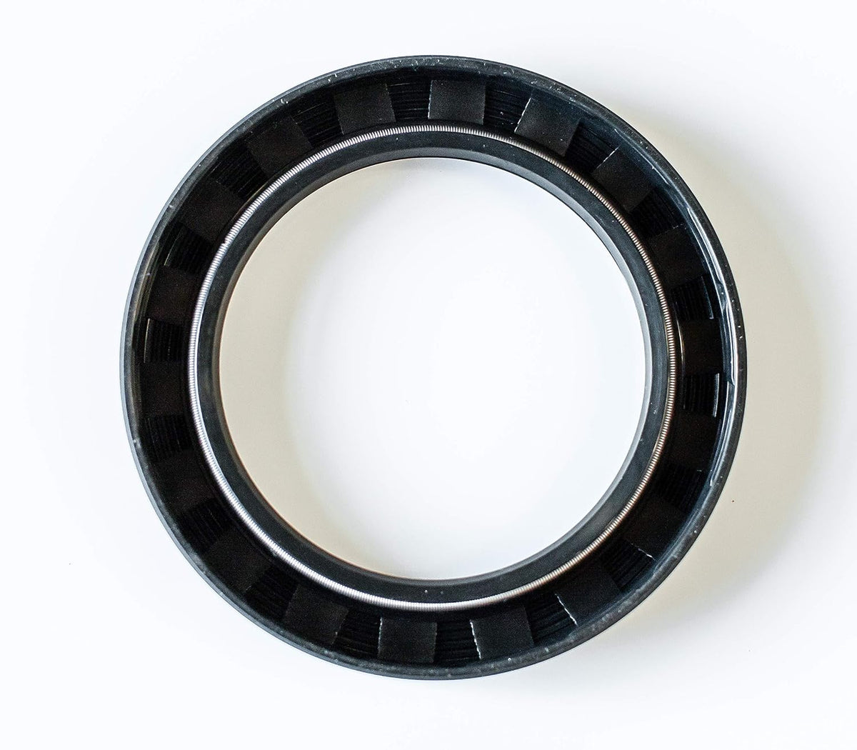 EAI Oil Seal 70mm X 100mm X 10mm TC Double Lip w/Spring. Metal Case w/Nitrile Rubber Coating