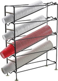 20" 4-Tier Cup Dispenser Rack Dispensing Rack