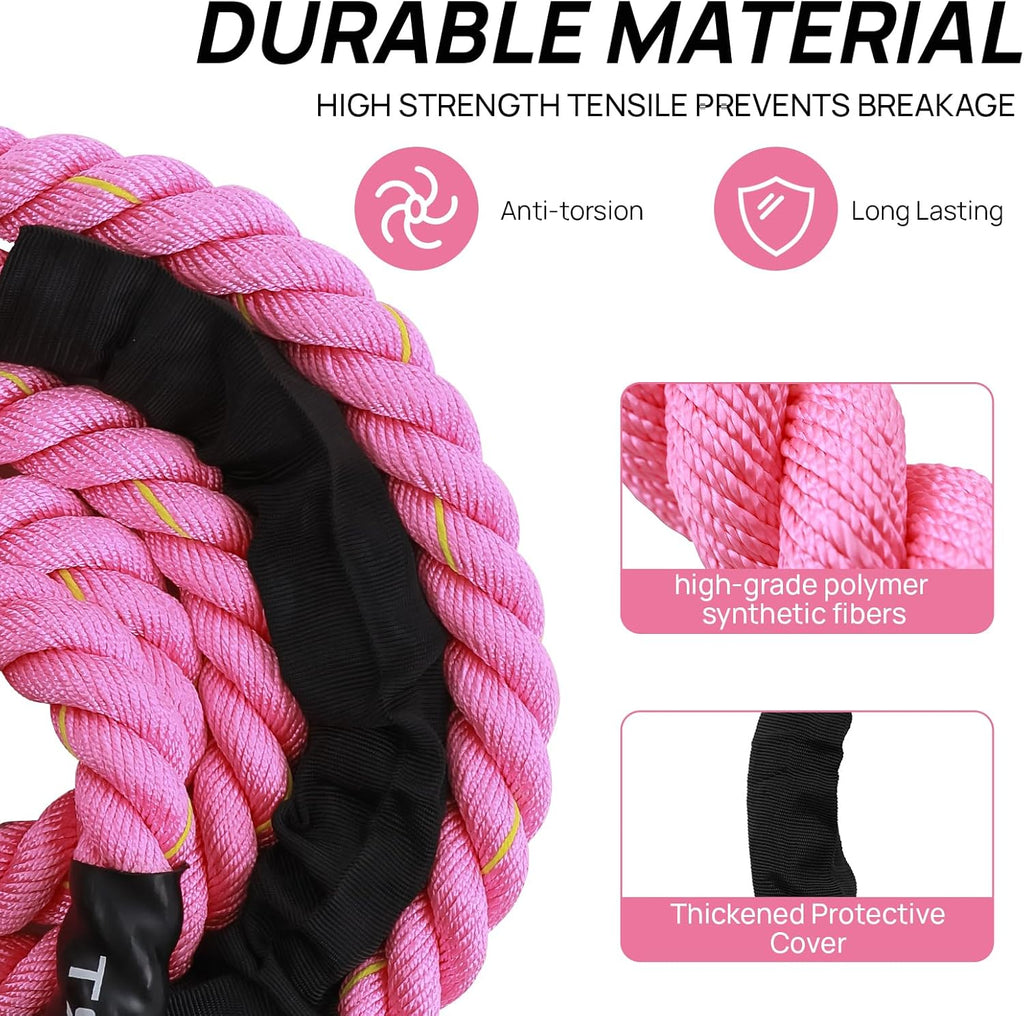Weighted Jump Rope for Fitness – Heavy Skipping Rope for Women & Adults, Ideal for Home Gym Workouts, Strength