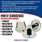 Whole Parts Upgraded Range Selector Knob Part # 318602603
