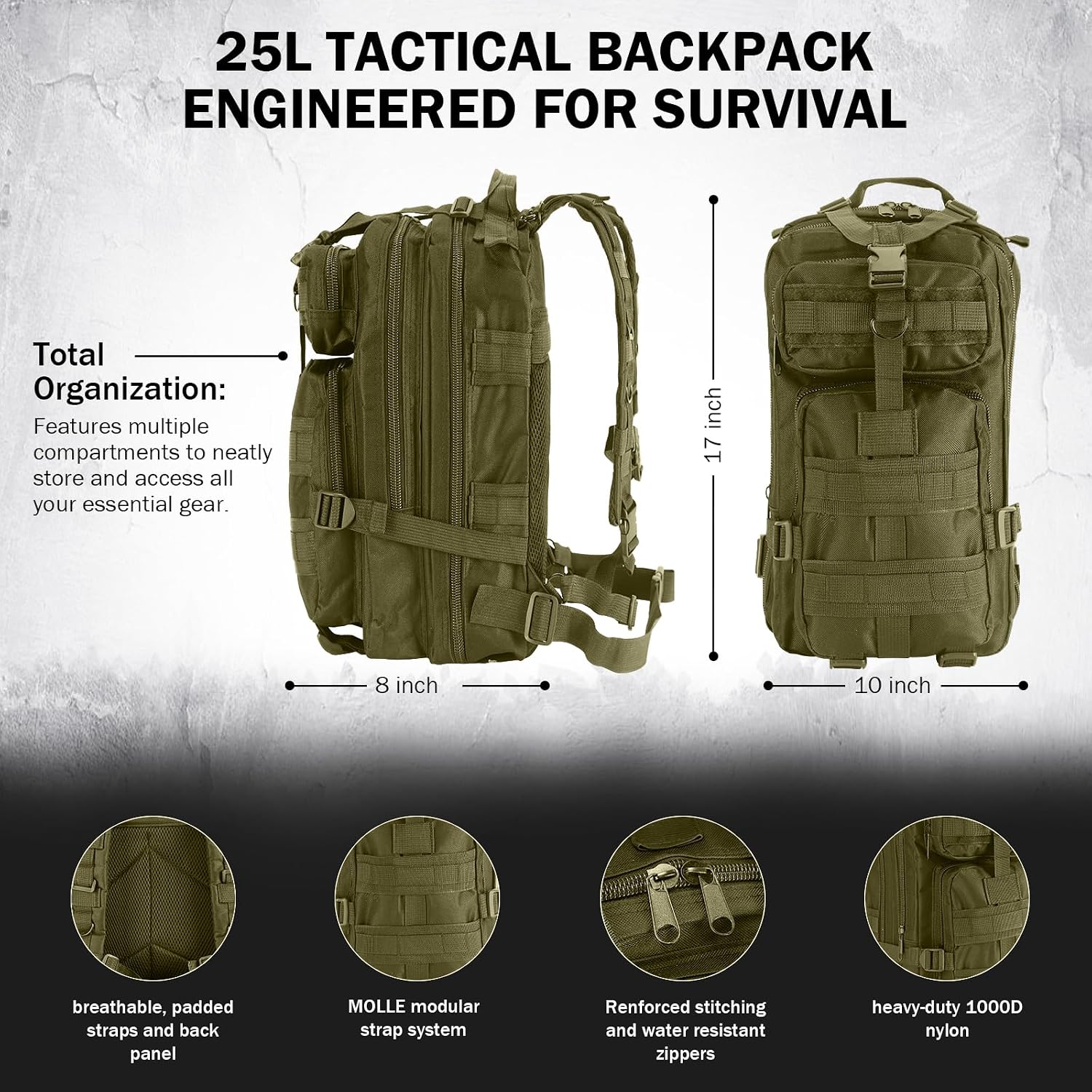 Survival Kit, Survival Gear and Equipment 258 PCS with Water Filter, Emergency Tent, LED Lantern, First Aid Kit