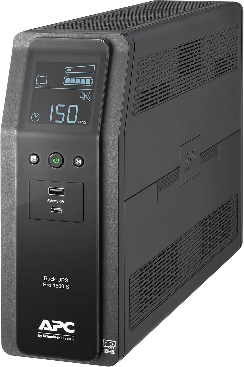 UPS 1500VA/900W Pure Sine Wave UPS for Computer, Electronics, BR1500MS2 | Back-UPS Pro sinewave UPS for PC, gaming &