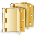 Handicap Brass Expandable Door Hinges - Offset Hinges for Doors - 3 Pack