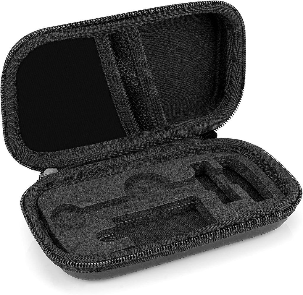 Durable Hard Shell Shaving Travel Case, Storage Box for Short/Long Handled Razor Blades & Accessories, Compatible