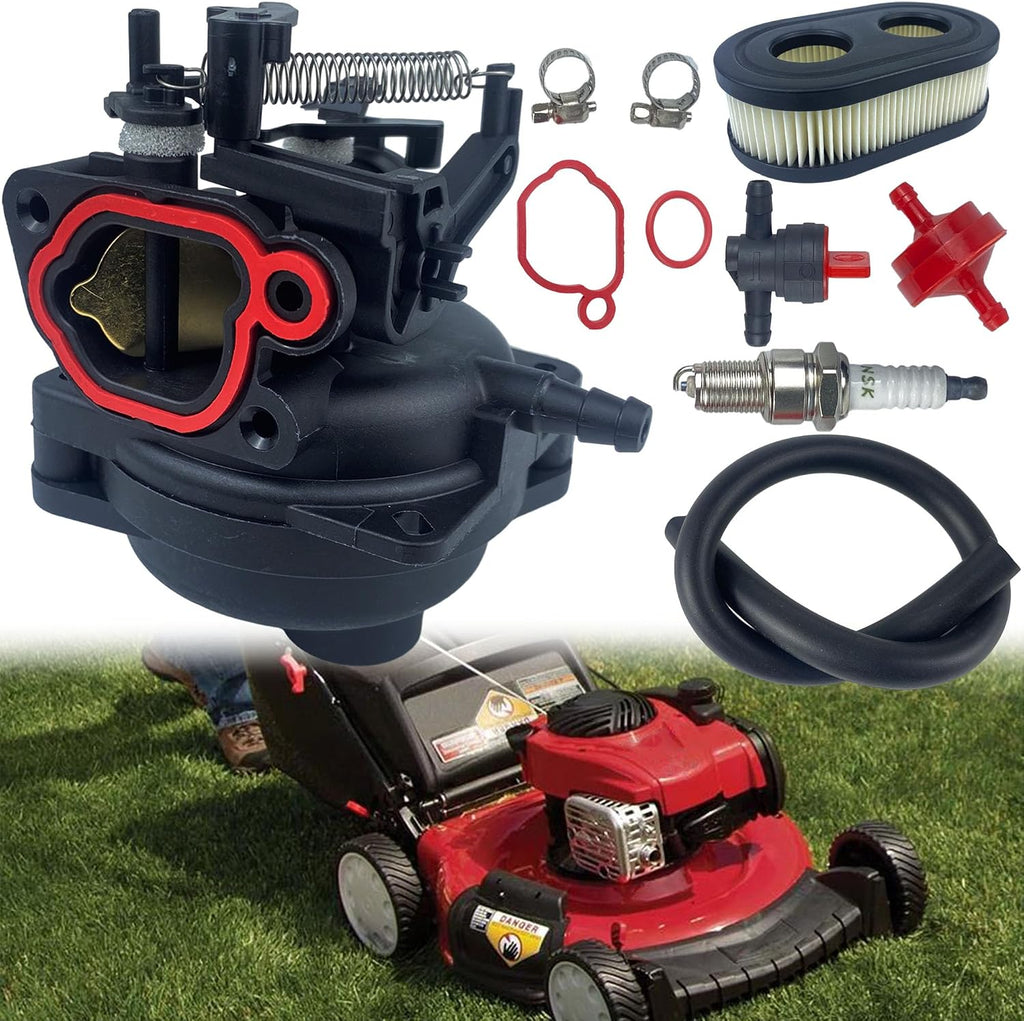 799584 Carburetor Kit Spark Plug & Air Filter Fit for B&S Carb