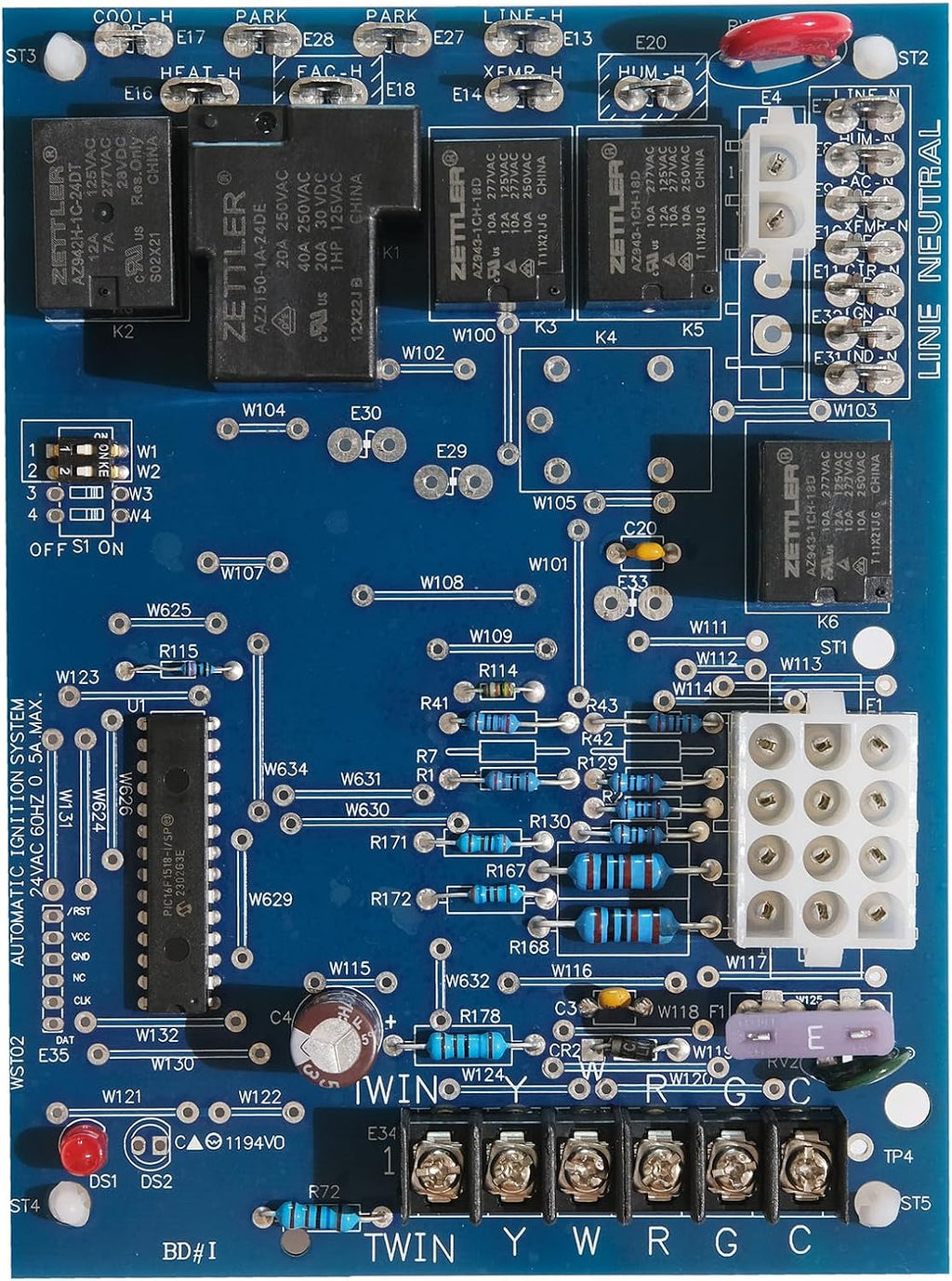 50A55-743 Updated Furnace Control Board,Replacement for Amana/Goodman Furnace Control Circuit Board PCBBF112S,PCBBF110,PCBBF110S,PCBBF112,PCBBF123,PCBBF123S