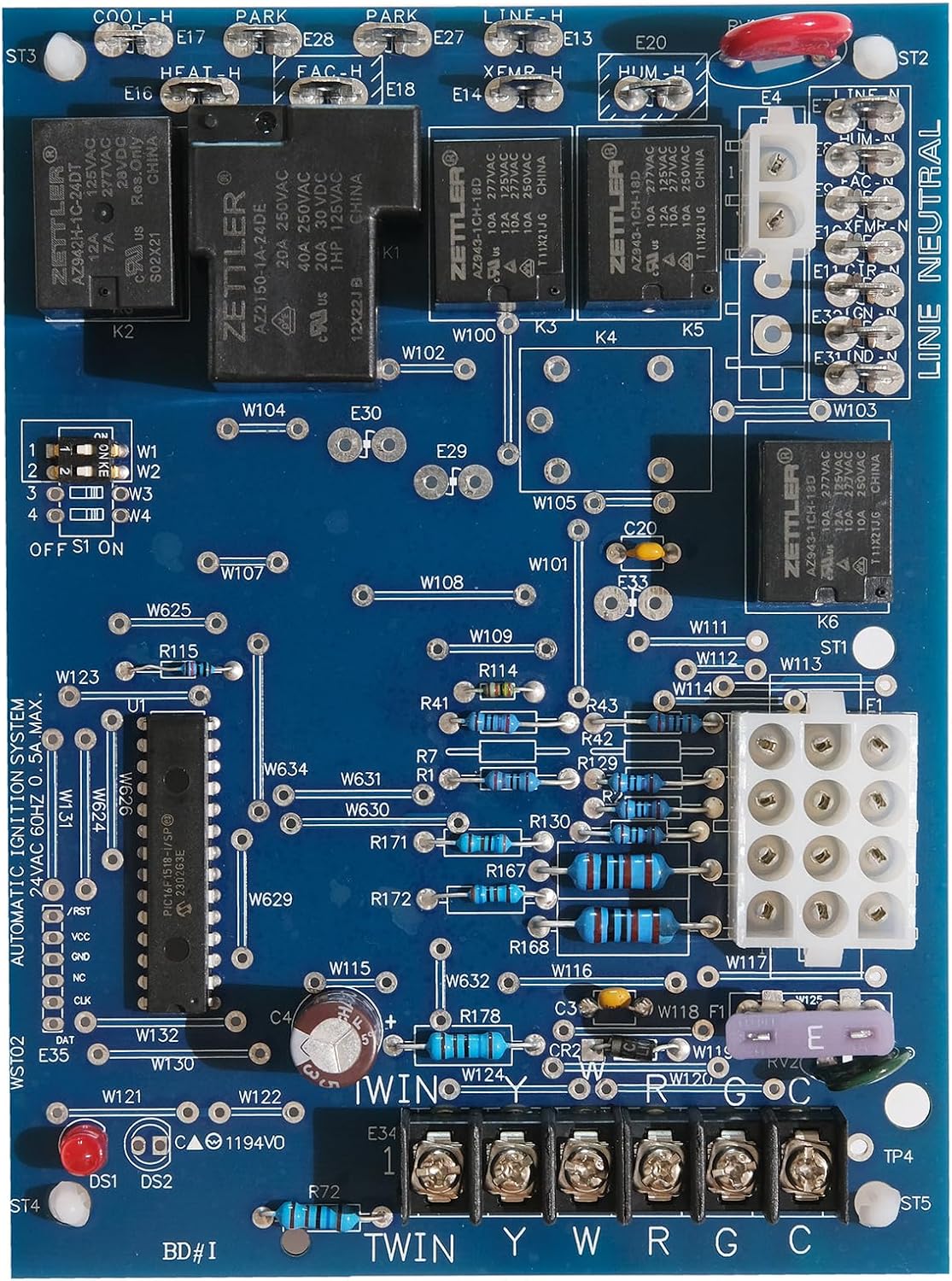 50A55-743 Updated Furnace Control Board,Replacement for Amana/Goodman Furnace Control Circuit Board PCBBF112S,PCBBF110,PCBBF110S,PCBBF112,PCBBF123,PCBBF123S