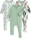 Baby Pajamas 100% Organic Cotton Newborn Sleepers Boy Girl Clothes