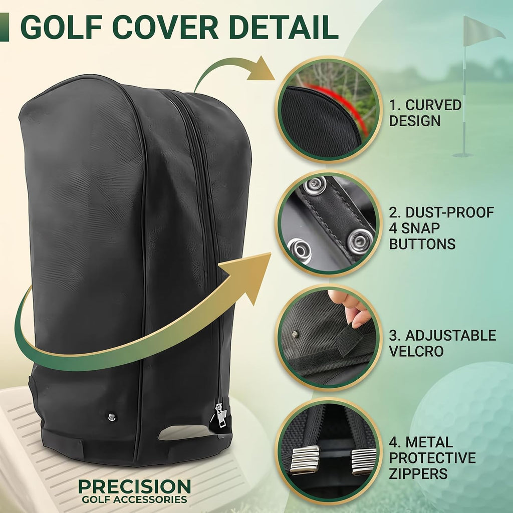 Golf Bag Cover Rain for 8.5"~9" Type Golf Stand Bag and Golf cart Bag