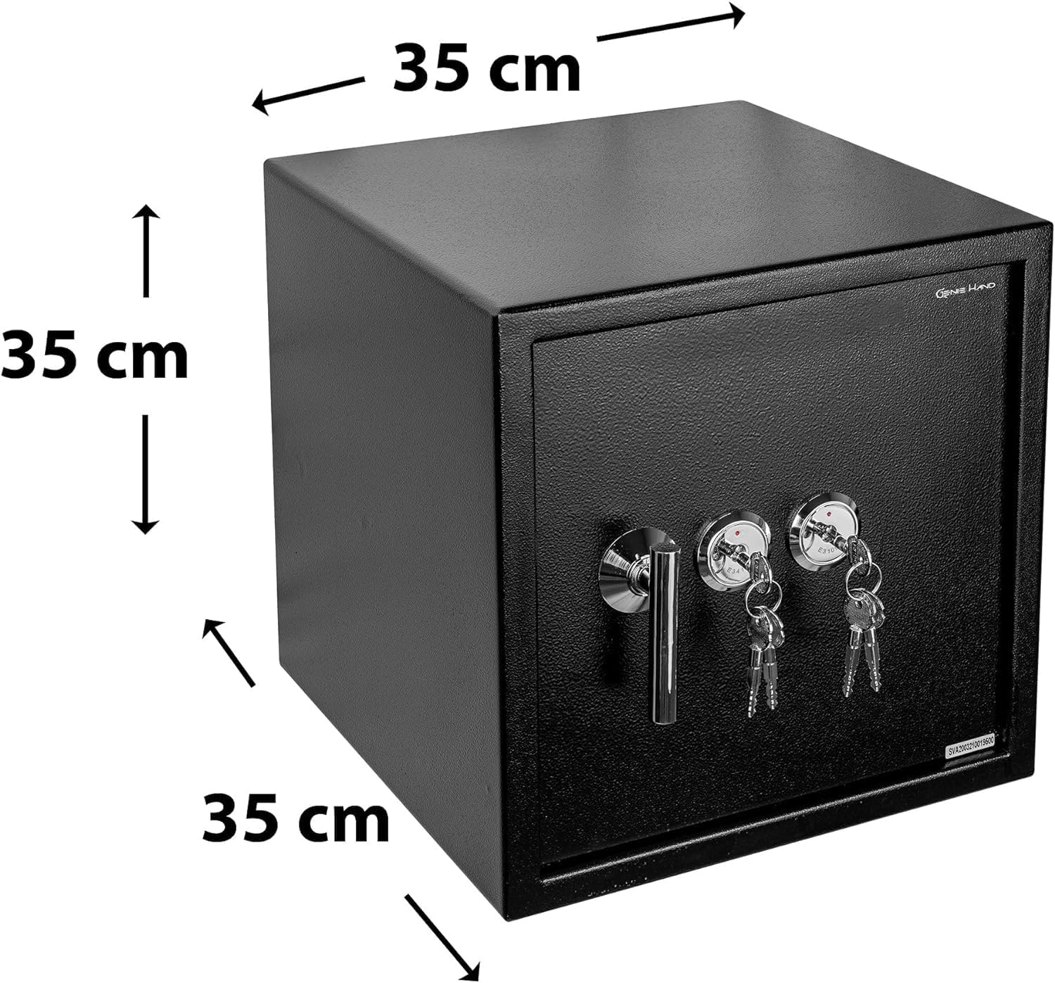 –Dual Lock Safe Box – 2 Cross Lock – (Standard)
