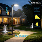 Lightdot 2Pack Parking Lot Light Outdoor 400W LED Pole Light with Photocell