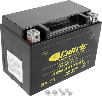 Caltric Agm Battery Compatible with Honda Trx250Ex Trx-250Ex Sportrax 250 2001-2008