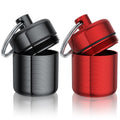 Ear Plug Carrying Case Keychain(2 Pack), Small Waterproof Metal Earplug Case Ear Plug Holder Container Great for