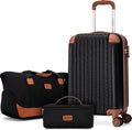 Carry On Luggage Sets 3 Piece, 20 Inch Luggage 22x14x9 Airline Approved with Wheels and TSA Lock, ABS Lightweight