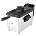 3.2-Qt (3.0L) Electric Deep Fryer with Adjustable Temperature Control, Easy Draining Basket, Viewing Window