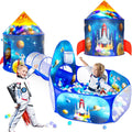 3PC Ball Pits for Toddlers with Kids Play Tent and Kids Tunnel for Boys & Girls, Baby Pop Up Playhouse Toy for
